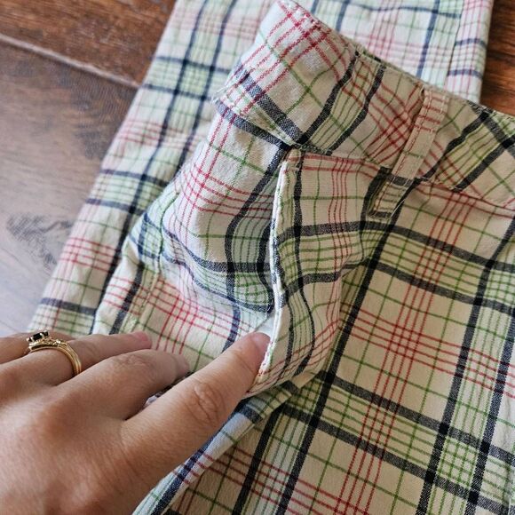 Brixton Plaid Victory Straight Chino Pants - Picture 4 of 9